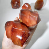 CARNELINE AGATE FLAME