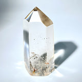 PYRITE IN QUARTZ PHANTOM TOWER