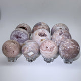 PINK AMETHYST DRUZY SPHERES