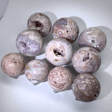 PINK AMETHYST DRUZY SPHERES