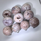 PINK AMETHYST DRUZY SPHERES