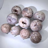PINK AMETHYST DRUZY SPHERES