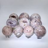 PINK AMETHYST DRUZY SPHERES