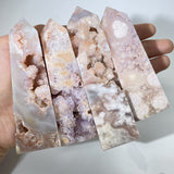 PINK AMETHYST AGATE  TOWER