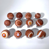 SADONEXY RED AGATE SPHERES