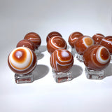 SADONEXY RED AGATE SPHERES