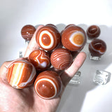 SADONEXY RED AGATE SPHERES