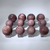 STRAWBERRY QUARTZ SPHERES WHOLESALE