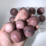 STRAWBERRY QUARTZ SPHERES WHOLESALE