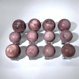 STRAWBERRY QUARTZ SPHERES WHOLESALE