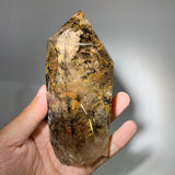 SMOKY QUARTZ RUTILE QUARTZ TOWER