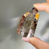 Negative with quartz in quartz crystal