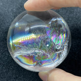 CLEAR QUARTZ RAINBOW SPHERE