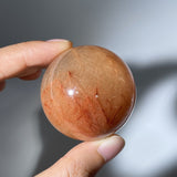 RUTILE TREE IN QUARTZ SPHERE