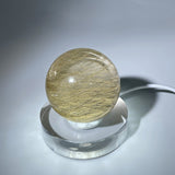 GOLDEN RUTILE QUARTZ SPHERE