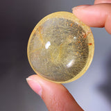 GOLDEN RUTILE QUARTZ WITH GARDEN QUARTZ