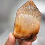 RUTILE QUARTZ WITH GARDEN QUARTZTOWER
