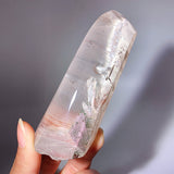 GARDEN QUARTZ WITH QUARTZ IN QUARTZ TOWER