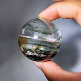 THOUSAND LAYERS PHANTOM GARDEN QUARTZ SPHERE