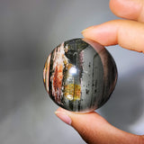 THOUSAND LAYERS PHANTOM GARDEN QUARTZ SPHERE