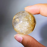 RUTILE QUARTZ WITH STAR LIGHT SPHERE