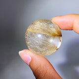 RUTILE QUARTZ WITH STAR LIGHT SPHERE