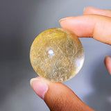 RUTILE QUARTZ WITH STAR LIGHT SPHERE