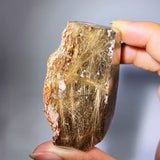 RUTILE QUARTZ AND GARDEN QUARTZ FREEFORM