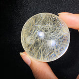 CHAMPAGNE GOLD RUTILE QUARTZ SPHERE
