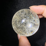 CHAMPAGNE GOLD RUTILE QUARTZ SPHERE