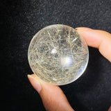 CHAMPAGNE GOLD RUTILE QUARTZ SPHERE
