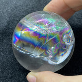 CLEAR QUARTZ RAINBOW SPHERE