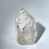 GREEN TOURMALINE IN QUARTZ POINT