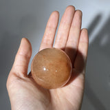 RUTILE TREE IN QUARTZ SPHERE