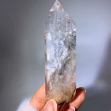 BLUE AMPHIBOLE QUARTZ TOWER