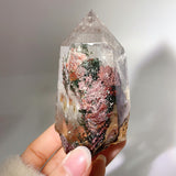 GARDEN QUARTZ WITH QUARTZ IN QUARTZ TOWER