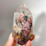 GARDEN QUARTZ WITH QUARTZ IN QUARTZ TOWER