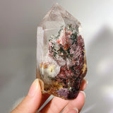 GARDEN QUARTZ WITH QUARTZ IN QUARTZ TOWER