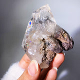 QUARTZ IN QUARTZ WITH RAINBOW FREEFORM