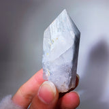 BLUE AMPHIBOLE  QUARTZ TOWER