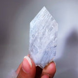 BLUE AMPHIBOLE  QUARTZ TOWER