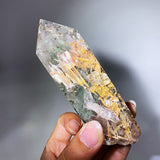 GARDEN QUARTZ WITH QUARTZ IN QUARTZ TOWER