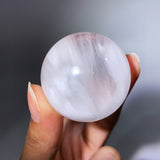 WHITE AMPHIBOLE QUARTZ SPHERE