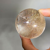 TWO COLOR SHAPES FOR RUTILE QUARTZ SPHERE