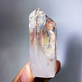 GARDEN QUARTZ WITH QUARTZ IN QUARTZ TOWER