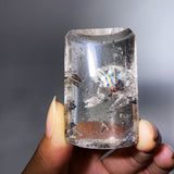 GARDEN QUARTZ AND QUARTZ IN QUARTZ RECTANGLE
