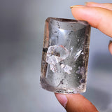 GARDEN QUARTZ AND QUARTZ IN QUARTZ RECTANGLE