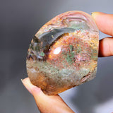 GARDEN QUARTZ WITH RUTILE FREEFORM