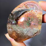 GARDEN QUARTZ WITH RUTILE FREEFORM